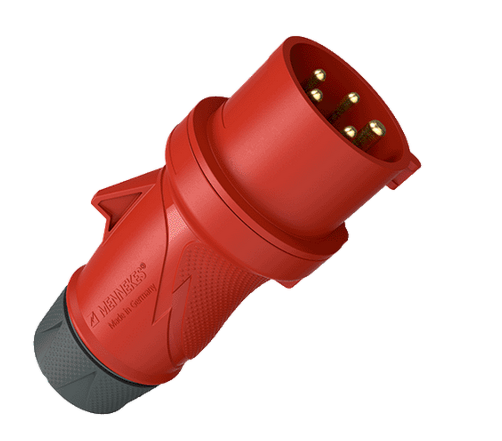 Mennekes Stecker PowerTOP® Xtra mit ErgoCONTACT® 13520 32A 5p 6h 400V IP54