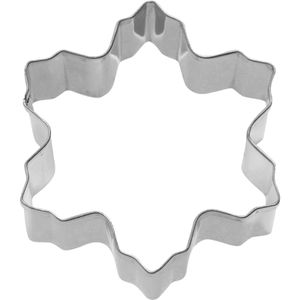 Westmark Ausstechformen 35702291, Schneekristall, aus Edelstahl, 6 cm