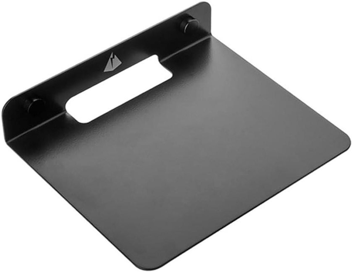 Zwarte Metalen Wandplank Speaker Plank voor Opslag en Display - 155 x 130 mm
