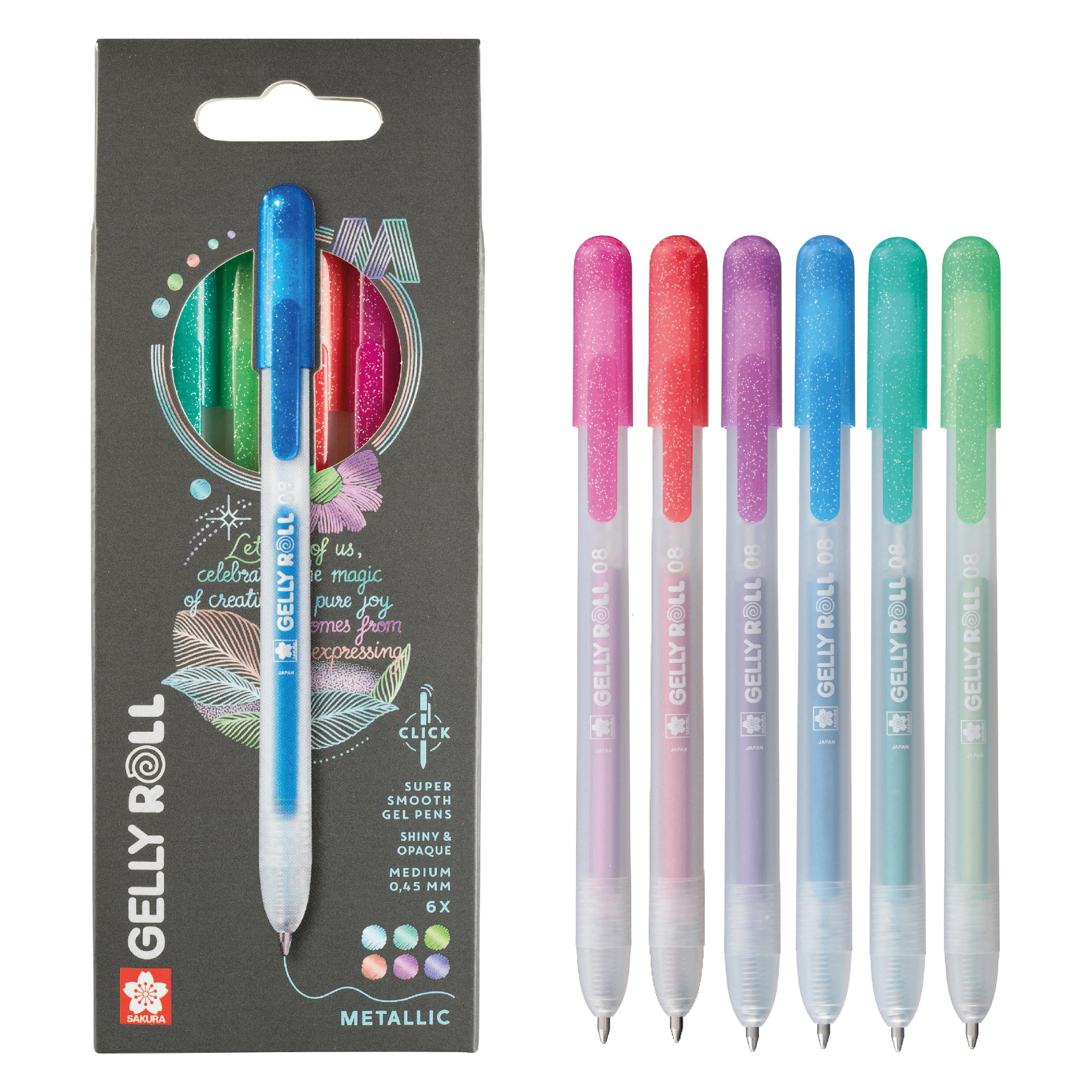 Sakura Roller Gelly Clicker (6x) (PXGBRAMET6)