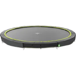 EXIT Silhouette sports Bodentrampolin ø366cm - schwarz