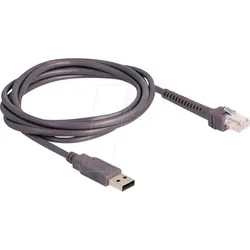 DELOCK 90599 - Barcodescanner, Kabel, USB, gerade, 2,0 m
