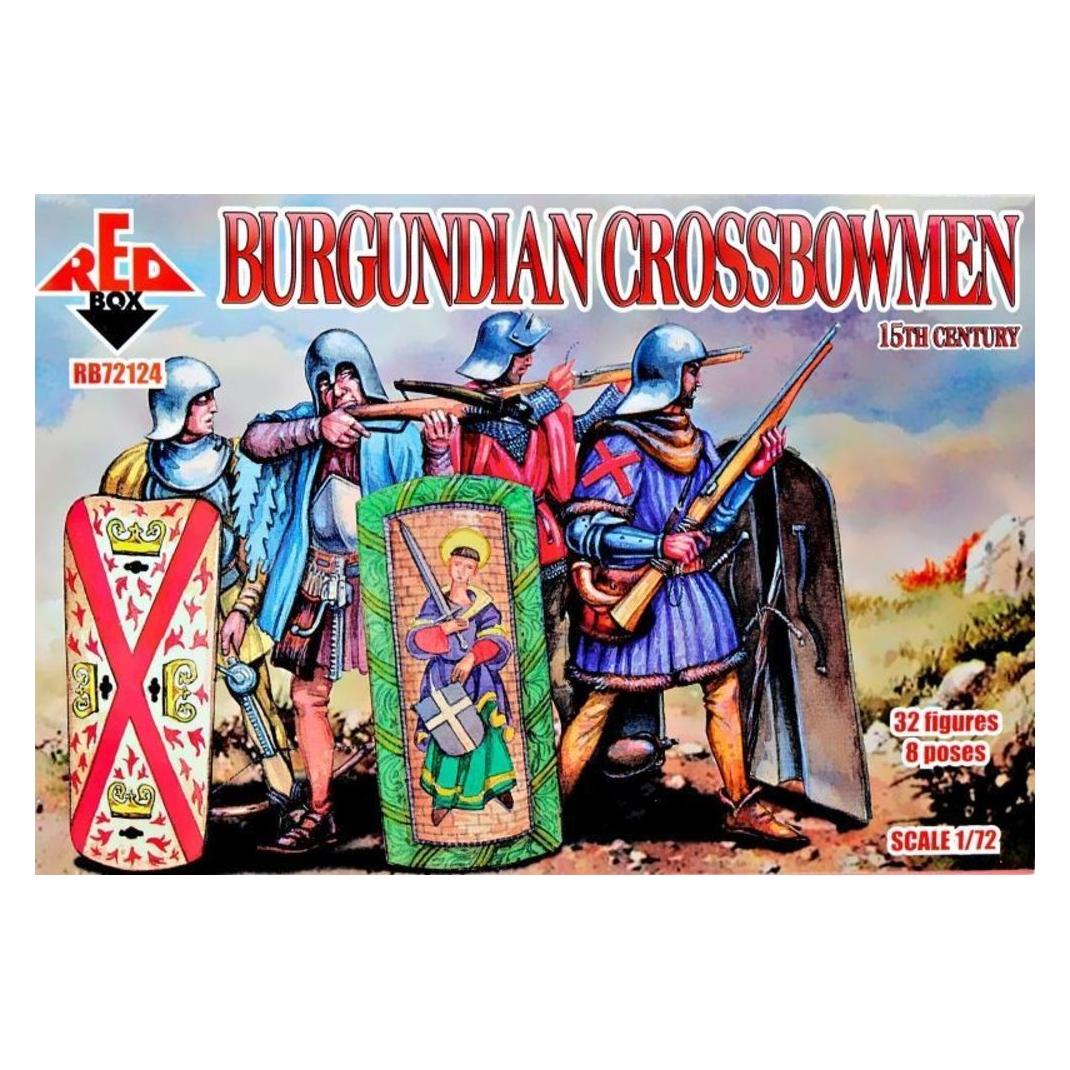 Red Box Burgundian crossbowmen, 15th century (RB72124)