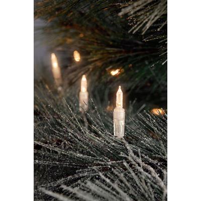 KONSTSMIDE LED-Lichterkette "Weihnachtsdeko aussen", transparent, Dioden 80 Stk. Flammen 80 Stk., Gesamtlänge 19,85m, Lichterketten, LED Minilichterkette, 80 warm weiße Dioden