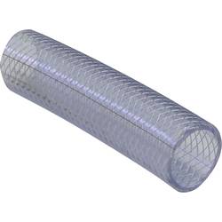 TOOLCRAFT Gewebeschlauch 538850 6.1 mm 1/4 Zoll Meterware Transparent Gewebeschlauch