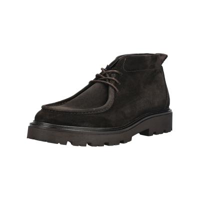 Schnürstiefelette MARC O'POLO "Marc O'Polo Stiefelette Veloursleder", Herren, Gr. 44, braun (kaffee), Veloursleder, Schuhe Schnürstiefelette