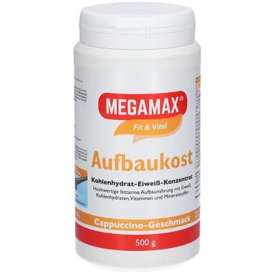 Megamax Aufbaukost Cappuccino Pulver 500 g