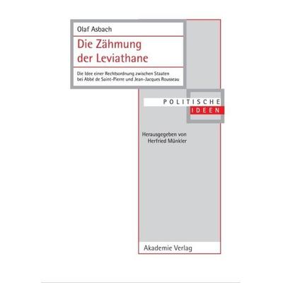 Die Zähmung der Leviathane, Gebundene Ausgabe von Olaf Asbach, De Gruyter, 978-3-05-003714-1