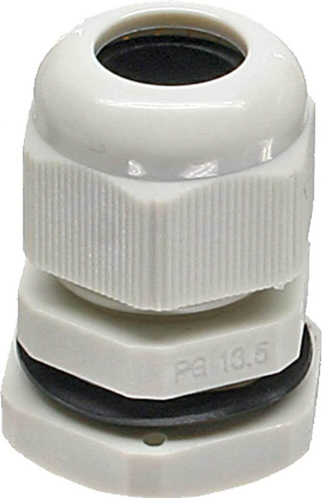 InLine 44014 Kabeldoorvoer PG 29, nylon, IP68, grijs, 10 stuks