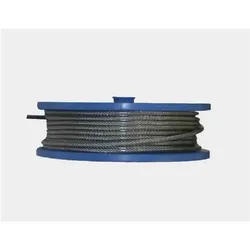 Pösamo, Seil, Drahtseil Psamo 4-6 mm Stahl verzinkt plastifiziert, Meterware (50 m)
