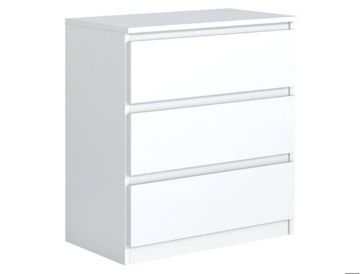 MebLocker Commode 3 tiroirs idéale pour salon chambre chambre d'enfant chambre d'ado bureau moderne élégante pour rangement