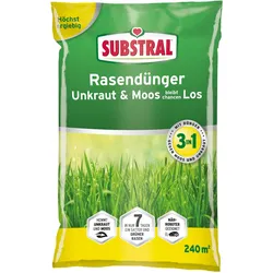 SUBSTRAL® Unkraut & Moos bleibt chancen LOS Rasendünger 7,2 kg