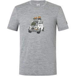 Super Natural, Herren, Funktionsshirt, Carski (L), Grau, L