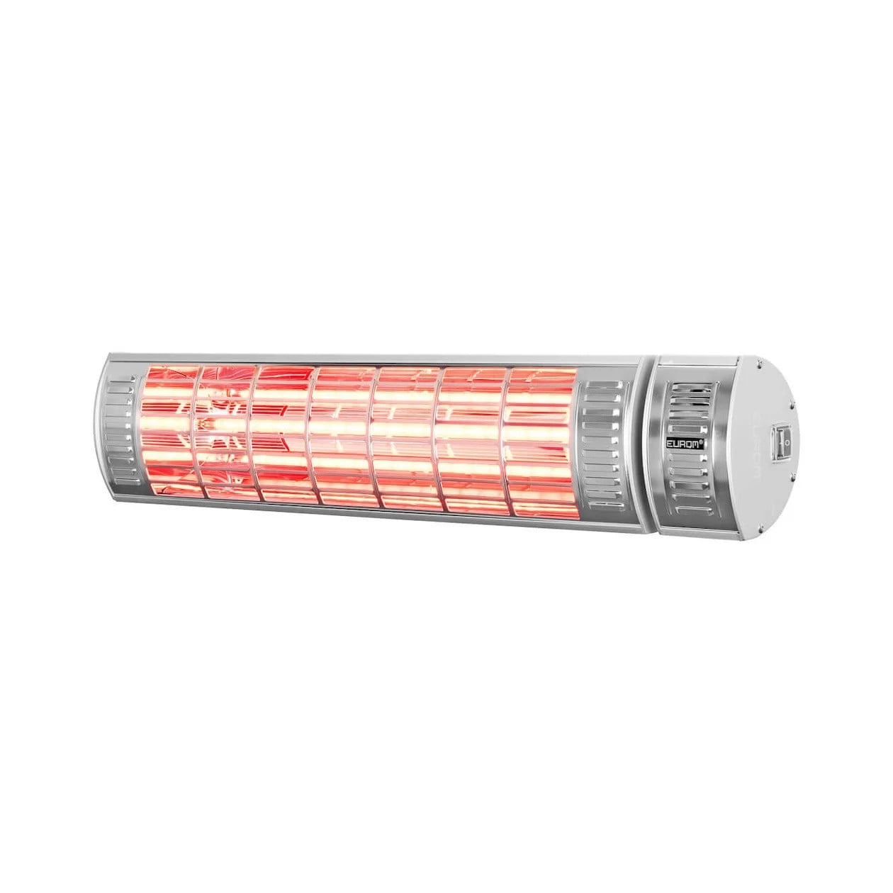 Eurom Golden 2500 Ultra RCD Terrasverwarmer Grijs - Elektrische Wandverwarming 2500 Watt met 6 Warmtestanden