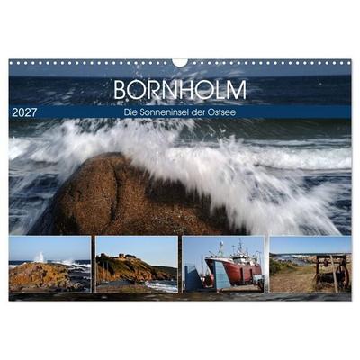 Bornholm - Sonneninsel der Ostsee (Wandkalender 2027 DIN A3 quer), CALVENDO Monatskalender
