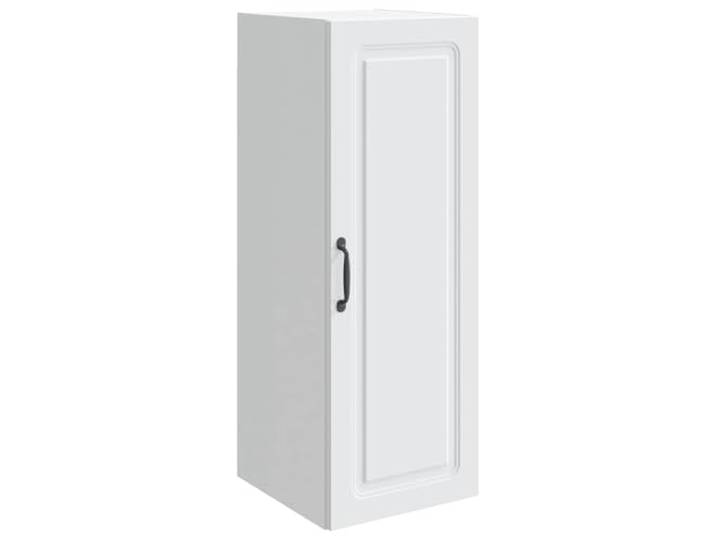 NKOPPFG Wandschrank 33 x 34,5 x 90 cm Holzwerkstoff Weiß Stauraumschrank, verstellbare Regale, Holzmaserung, Büro, Studio, Zuhause, pflegeleicht