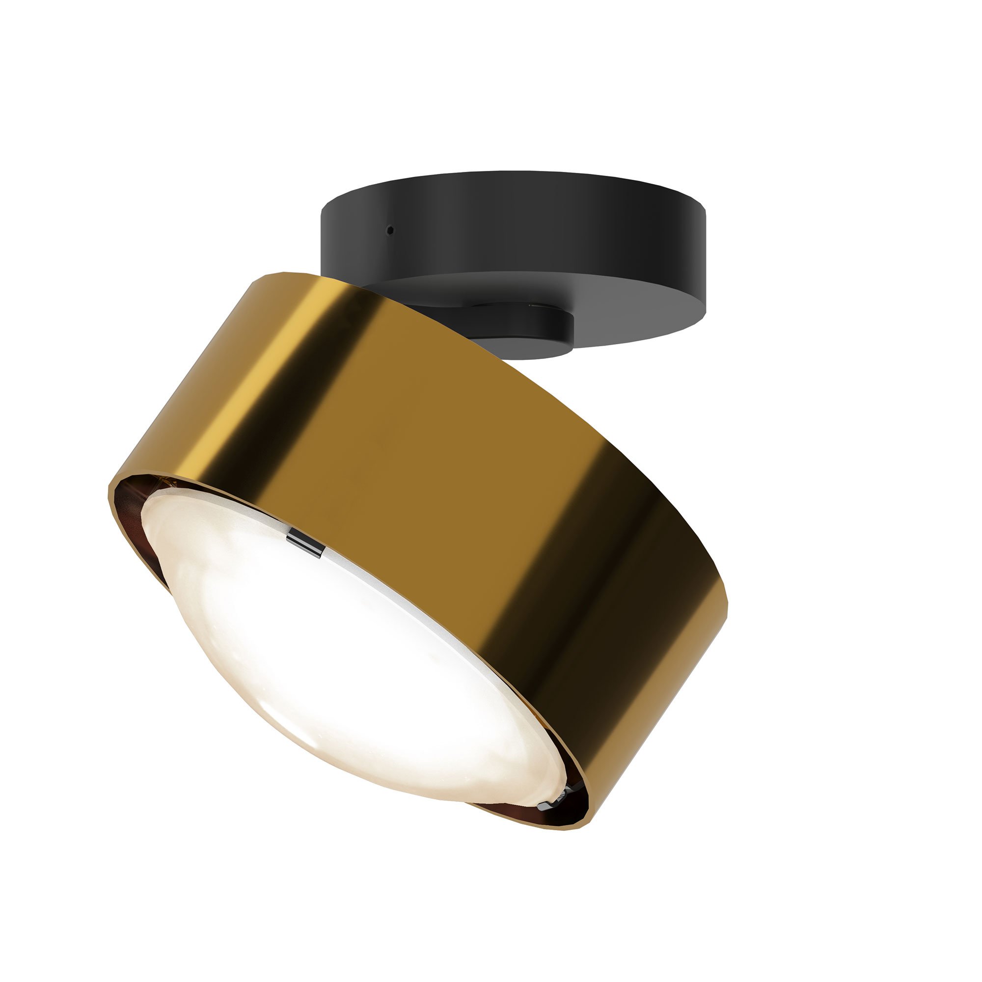 Top Light Avantgarde Puk! 120 Move LED Deckenleuchte (messing gebürstet, ohne Ab... messing gebürstet | ohne Abdeckung (für Nachbestellungen) 120-3002024