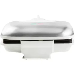 Domo Waffeleisen XL Tasty, Waffeleisen, Schwarz, Weiss