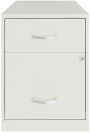 "Space Solutions 18"" Deep 2 Drawer Letter Width Vertical File Cabinet with Accessory Drawer"
