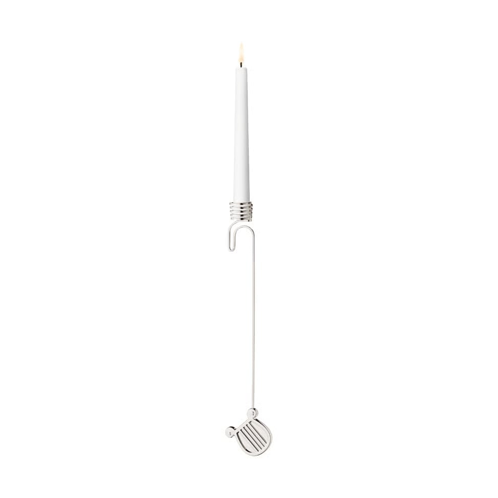 Georg Jensen kandelaar Harpa palladium