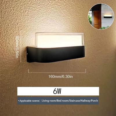 Inspire Curations Premium Outdoor LED Motion Sensor Wall Light Waterproof IP66 Modern Porch & Garden Lighting model E Cold White With Sensor