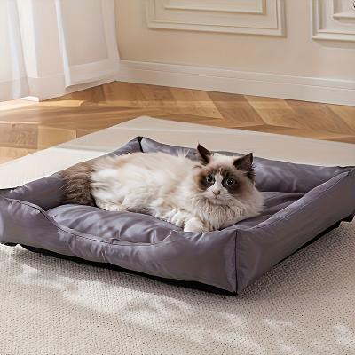PetsAreLife Premium Dog Bed For Large Dogs, Orthopedic Pet Supplies, Soft Cushion Beds For Puppies, Cats, Medium To Big Bedding grey m