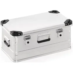 HP Autozubehör, Lagerbehälter, Aluminiumbox L582xB385xH275mm 47 l mit Klappverschluss und Stapelecken