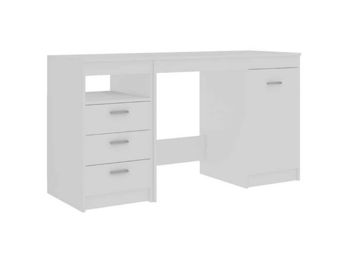 Bureau - CLOUD - Blanc - 140x50x76 cm - bois d'ingénierie LL48215