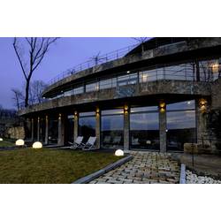 Deko Light 836931 Kugelleuchte 60 Außen-Dekobeleuchtung Kugel LED E27 Weiß