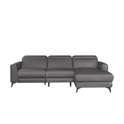 Primo Ecksofa mit Relaxfunktion Taku ¦ grau ¦ Maße (cm): B: 268 H: 81 T: 169.0