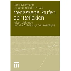 Verlassene Stufen der Reflexion, Fachbücher von Peter Gostmann, Claudius Härpfer