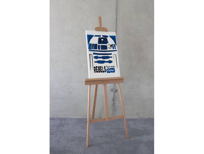 Bild Star Wars R2D2 More Fun 40 x 60 x 2cm Multicolor