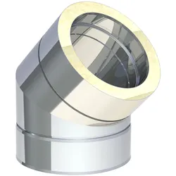 Jeremias DW-ECO 2.0 Winkel 45° Edelstahl Ø 200 mm