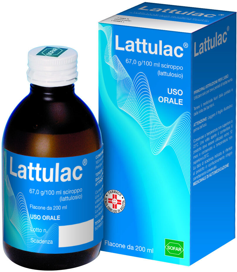Alfasigma Lattulac Sciroppo 200ml 67g/100ml
