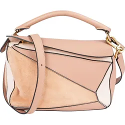 Loewe Loewe Suede Calfskin Puzzle Handbag Koffer24