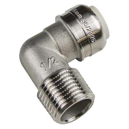 Roth QUICKPUSH VINKEL 18 X 1/2"" NIP, RF. (Winkelverbindung) (10596364)