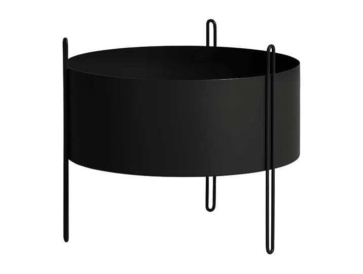 Woud Cache-pot Pidestall medium Ø40 cm Noir