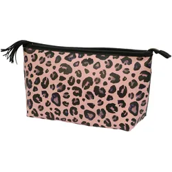 Kulturtasche schwarz / rosa - rosa