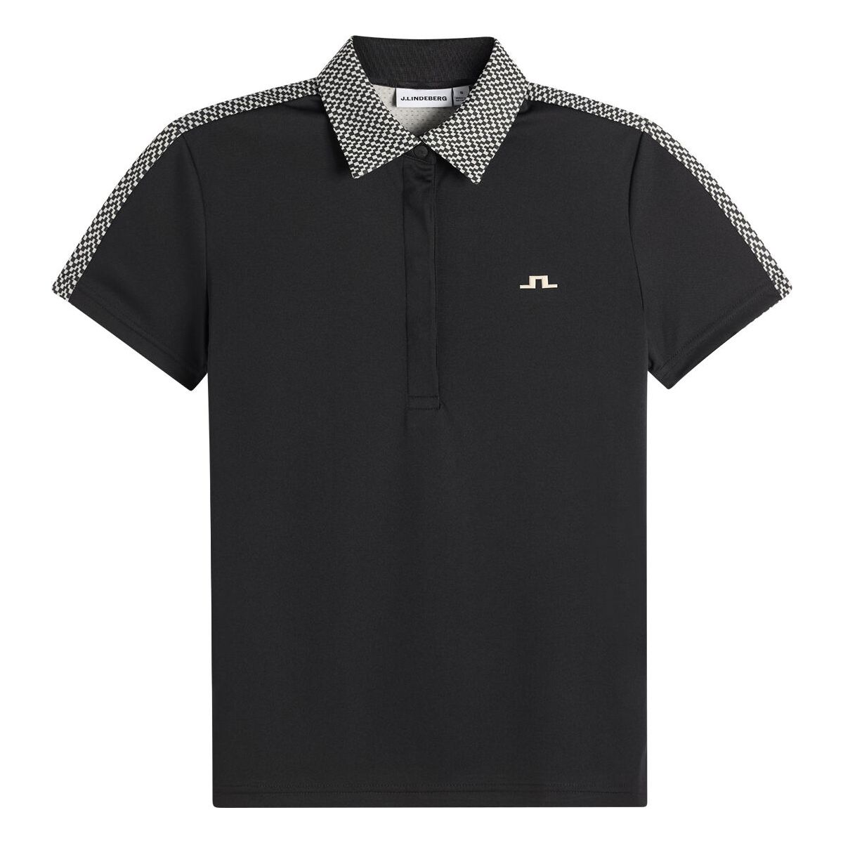 J.Lindeberg Cara Polo Print black (9999) M GWJT16434-9999-M