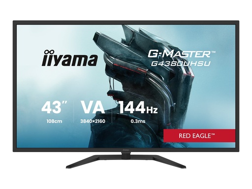 Iiyama G-MASTER G4380UHSU-B2 - LED-Monitor - 109.2 cm (43") (G4380UHSU-B2)