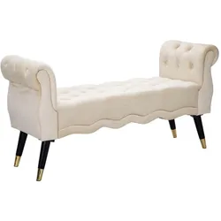 Mauro Ferretti, Sitzbank, Bank Paris Crema-gold (120 cm)