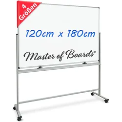 Master of Boards Whiteboard Stanford   Lackiert   Mobil & drehbar