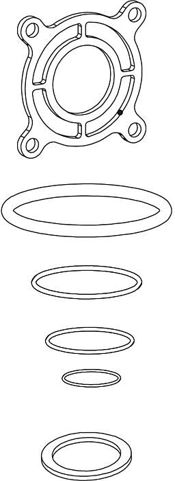 Grünbeck Dichtungssatz BOXER K/KD, R/RD, A/AD 101635e zu BOXER R, RD, A, AD