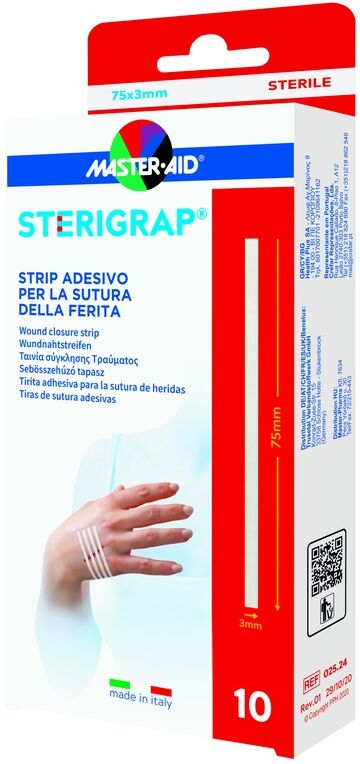 Master Aid M-Aid Sterigrap Strip Ad75X3Mm