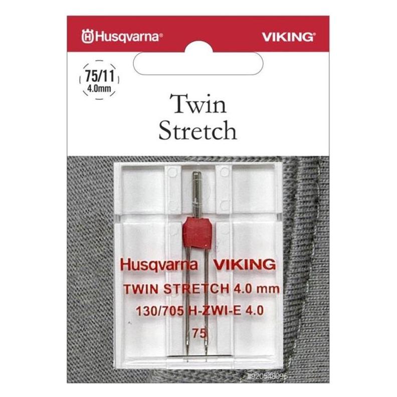 Husqvarna Zwillingsnadel Stretch 75/11, Breite 4,0 mm (41803196)