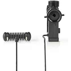 Nedis Elektronischer Aqua Stop - 3/4" Aussengewinde - 3/4" Innengewinde - Einstellbares Wasserdurchf, Zubehör Waschen + Trocknen, Schwarz