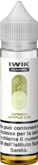 Kiwi Vapor Green Apple Ice Iwik Flavors Liquido Shot 20ml Mela Verde Ghiaccio