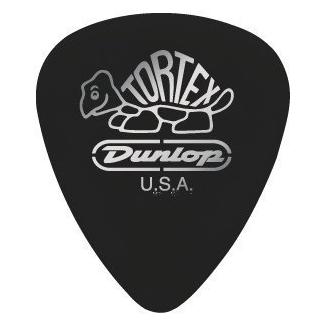 Dunlop Plectren Black Tortex 100 (12) (47186563)