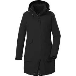KILLTEC killtec Damen Mantel Funktionsparka, Größe 46 in Schwarz 0110