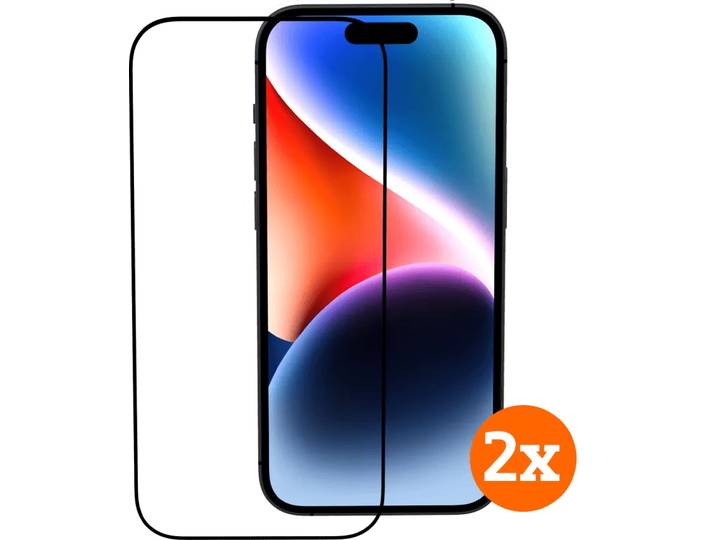 BlueBuilt Apple iPhone 15 Screenprotector Glas Duo Pack